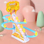 khilona-garden® Small Duck Climbing Stairs Toy,Electric Duck Roller Coaster Set