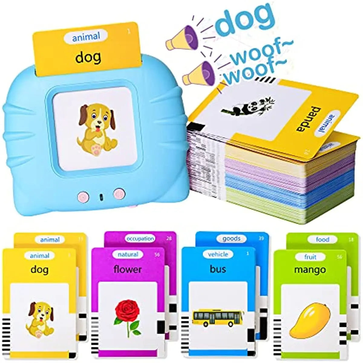 khilona-garden® Talking Flash Cards for Toddlers Speech Development Flash Card Machine