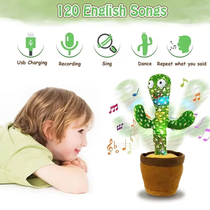 khilona-garden® Dancing Talking Cactus Toy