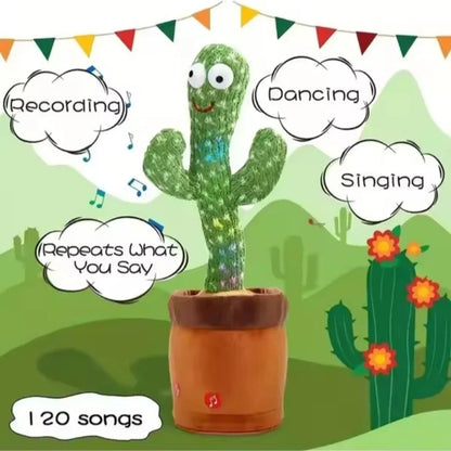 khilona-garden® Dancing Talking Cactus Toy