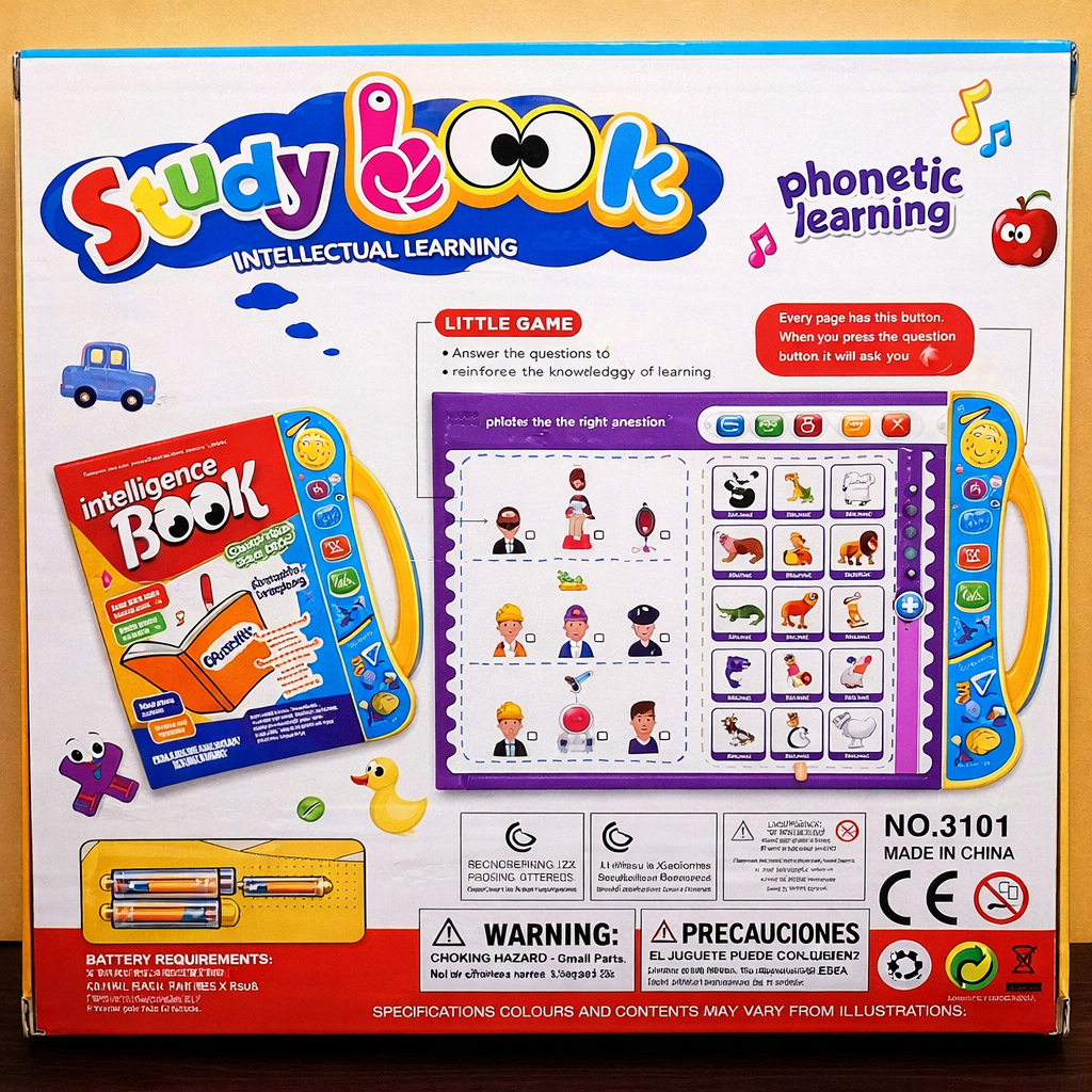 khilona-garden® Intelligence  book with phonetic learning