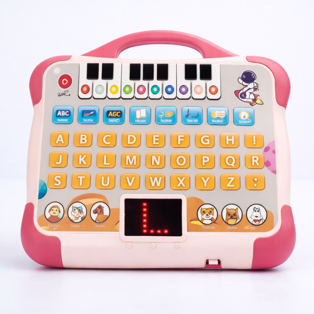 Khilona-garden®  Kids Laptop Tablet  Plus Piano with led Screen Music Fun Toy Activities for Kids