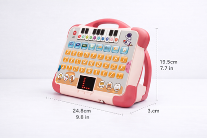 Khilona-garden®  Kids Laptop Tablet  Plus Piano with led Screen Music Fun Toy Activities for Kids