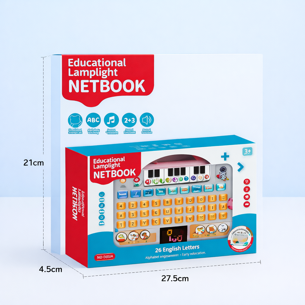 Khilona-garden®  Kids Laptop Tablet  Plus Piano with led Screen Music Fun Toy Activities for Kids