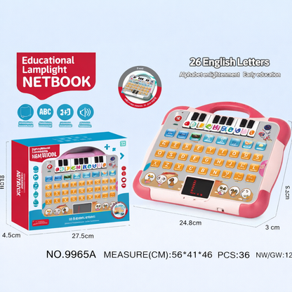 Khilona-garden®  Kids Laptop Tablet  Plus Piano with led Screen Music Fun Toy Activities for Kids