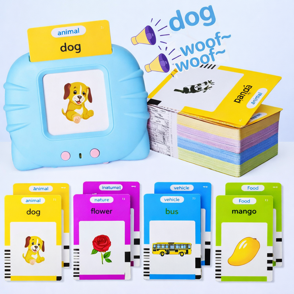 khilona-garden® Talking Flash Cards for Toddlers Speech Development Flash Card Machine