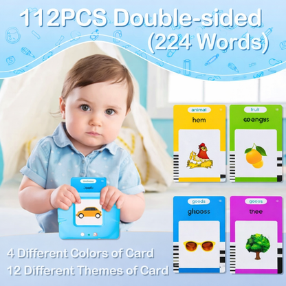 khilona-garden® Talking Flash Cards for Toddlers Speech Development Flash Card Machine