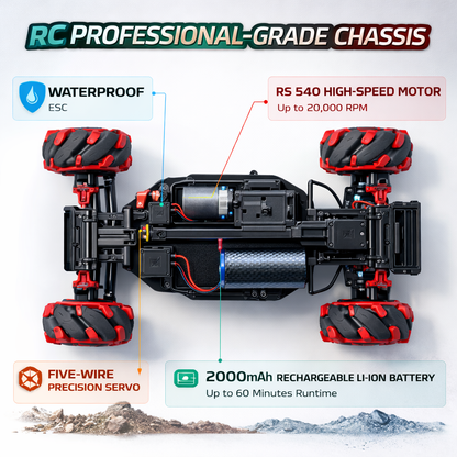 khilona-garden® One Key Spray Transverse Climbing Vehicle