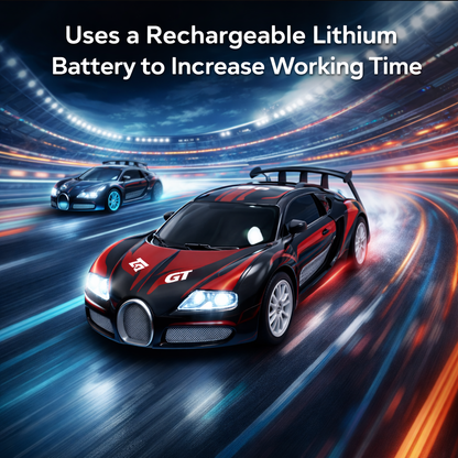 khilona-garden® Bugatti style spray rc car 1:18 scale