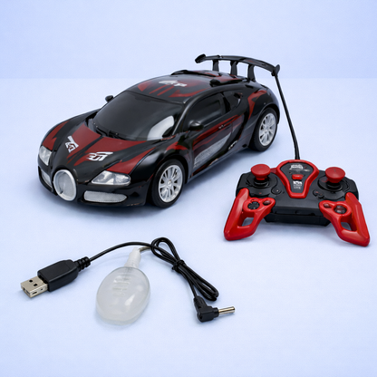 khilona-garden® Bugatti style spray rc car 1:18 scale