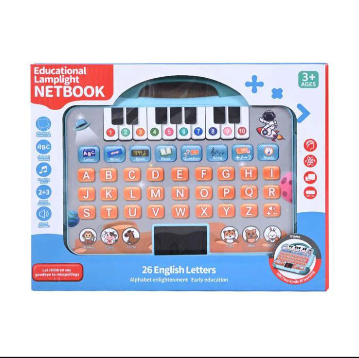 Khilona-garden®  Kids Laptop Tablet  Plus Piano with led Screen Music Fun Toy Activities for Kids