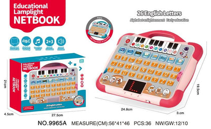 Khilona-garden®  Kids Laptop Tablet  Plus Piano with led Screen Music Fun Toy Activities for Kids