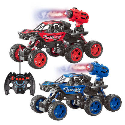 RC climbing 6X6 wheel Spray effect RC monster truck Climbing rock crawler car toy