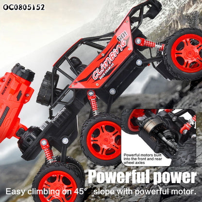 RC climbing 6X6 wheel Spray effect RC monster truck Climbing rock crawler car toy