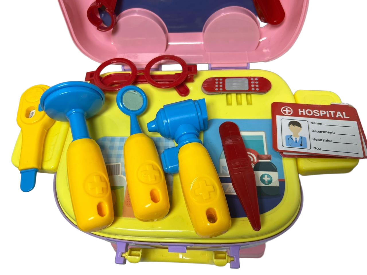 khilona-garden® 3 in 1 doctor playset trolley backpack suitcase