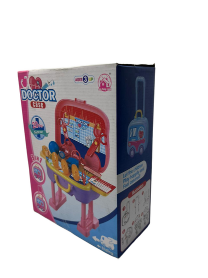 khilona-garden® 3 in 1 doctor playset trolley backpack suitcase