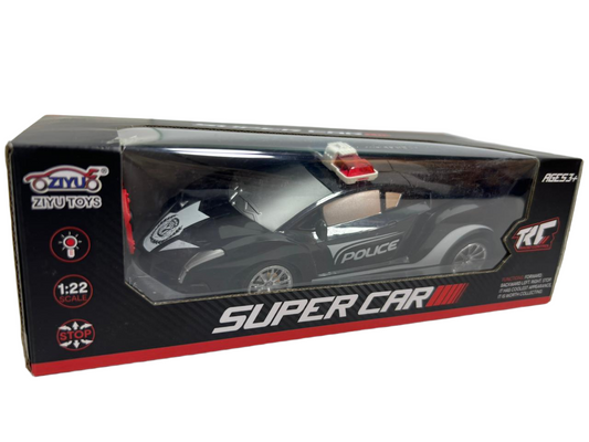 khilona-garden® Police Rc car with flashing lights 1:22 scale