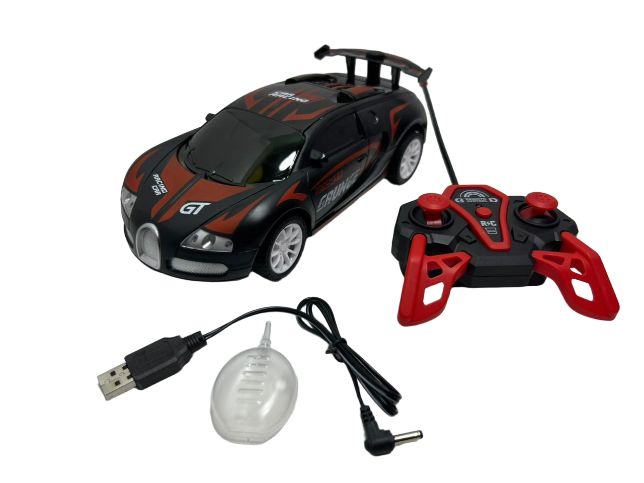 khilona-garden® bugatti style spray rc car 1:18 scale