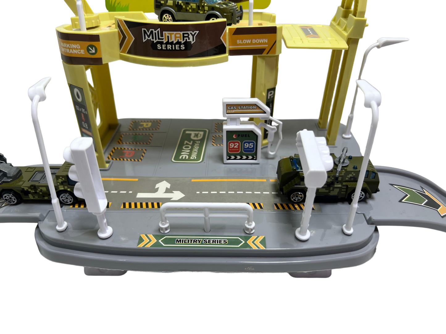 khilona-garden® Military Parking Lot Building Set with Vehicles