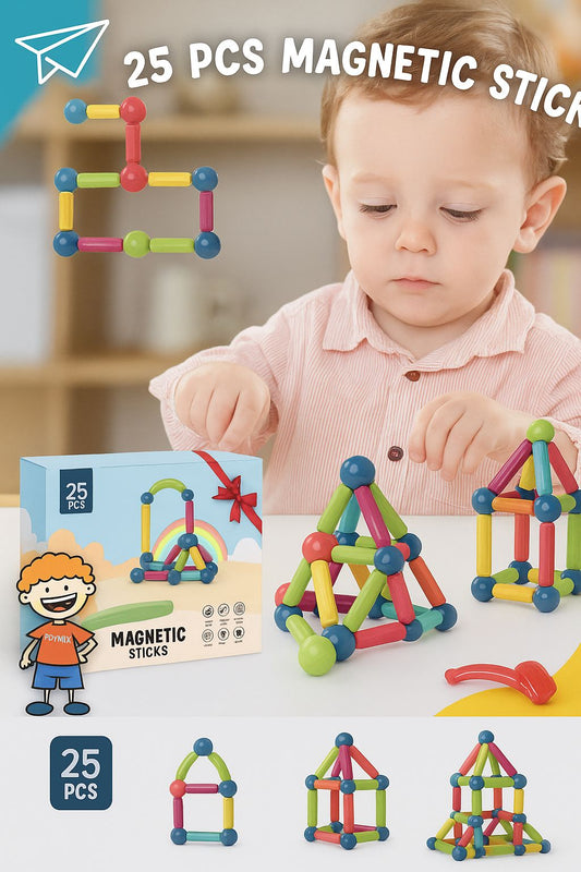khilona-garden®  Magnetic 25 pcs  Building Blocks Set