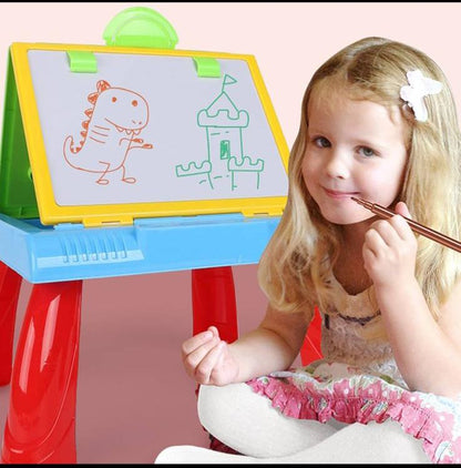 Khilona-garden® Kids Study desk with Projector 3 in 1 learning activity desk