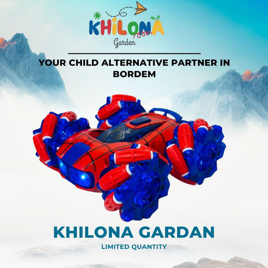 Khilona-garden® 360° & 180° RC Stunt Car with Remote and Hand Gesture Control