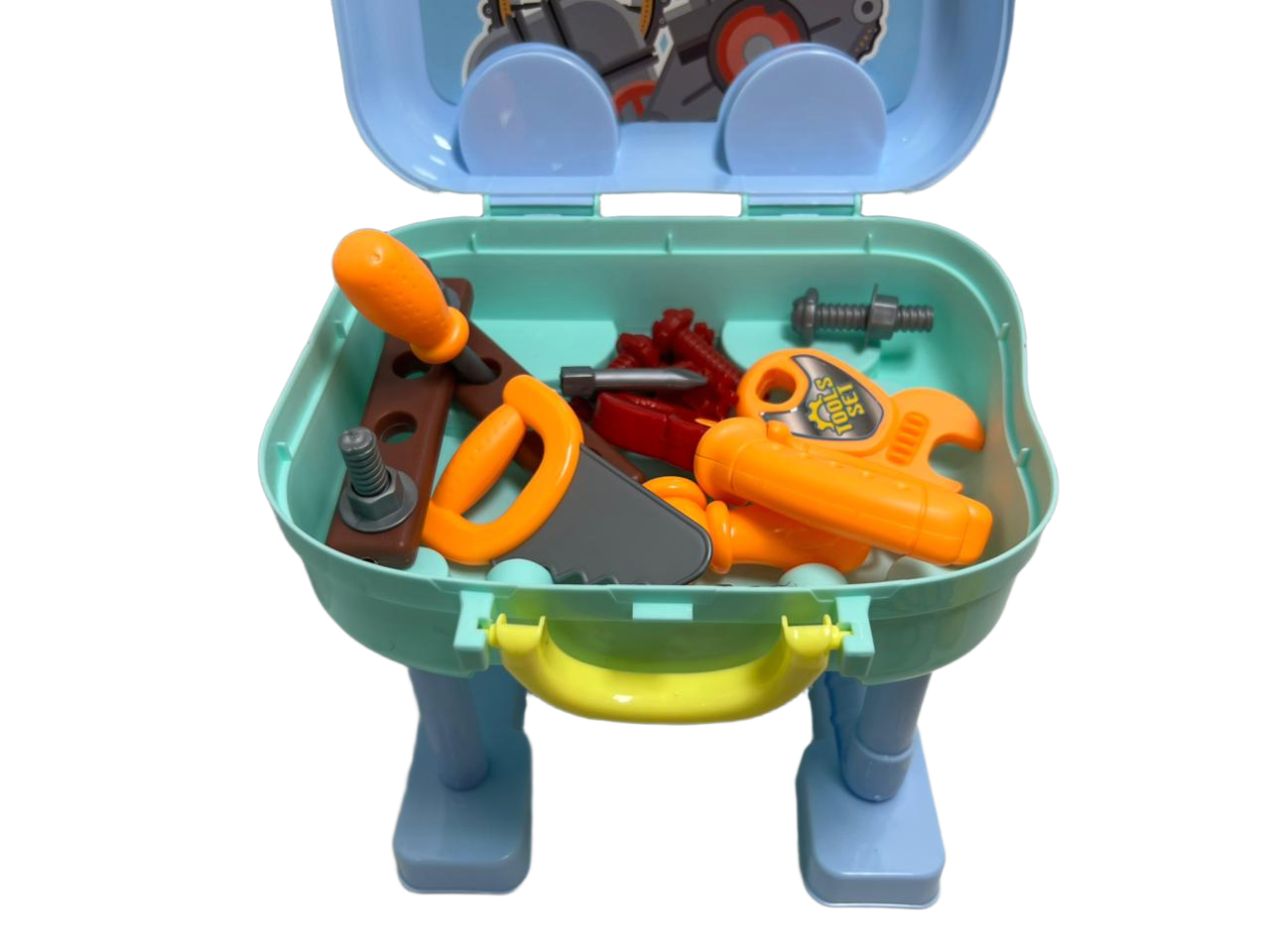 khilona-garden® 3 in 1 tool playset trolley suitcase workbench