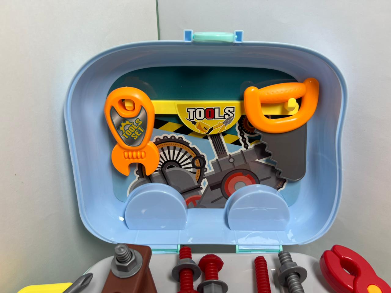 khilona-garden® 3 in 1 tool playset trolley suitcase workbench