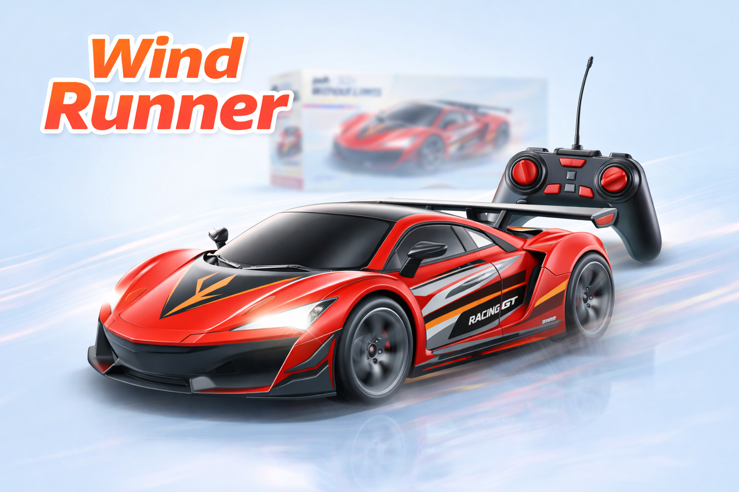 khilona-garden® Wind Runner RC racing  Toy car with steering remote