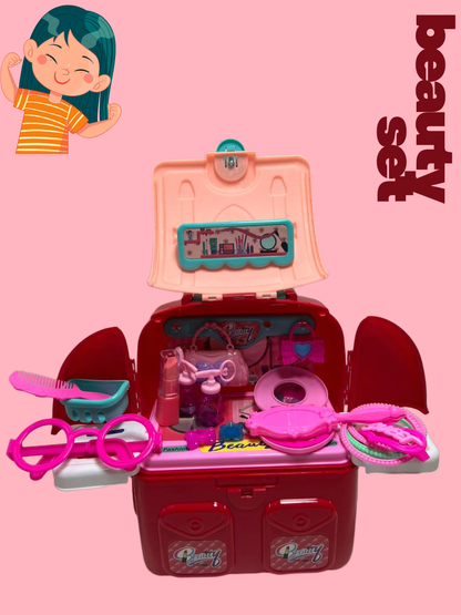 khilona-garden® Makeup Backpack toy set for girls