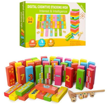 khilona-garden®  Digital Cognitive Stacking High Interest & Intelligence 54 Pcs