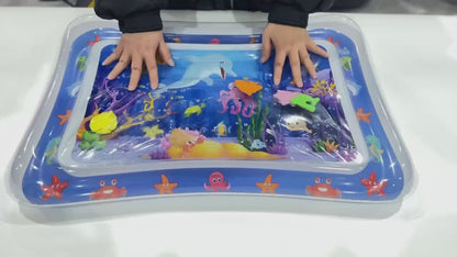 khilona-garden®  Splashin'kids Inflatable Tummy time Premium Water mat for Infants and Toddlers
